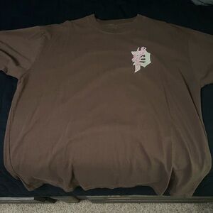 Brown Graphic Men's Shirt